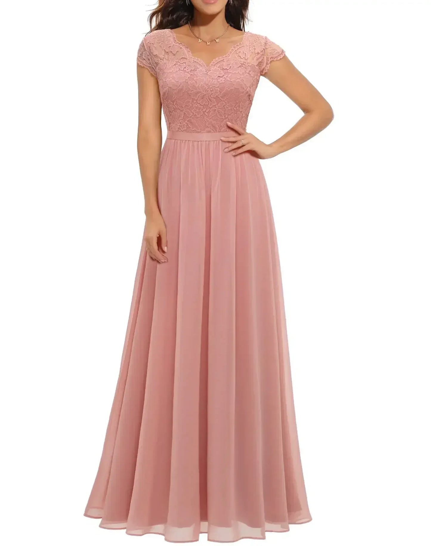Diane™ | Women's Elegant Lace Long Dress