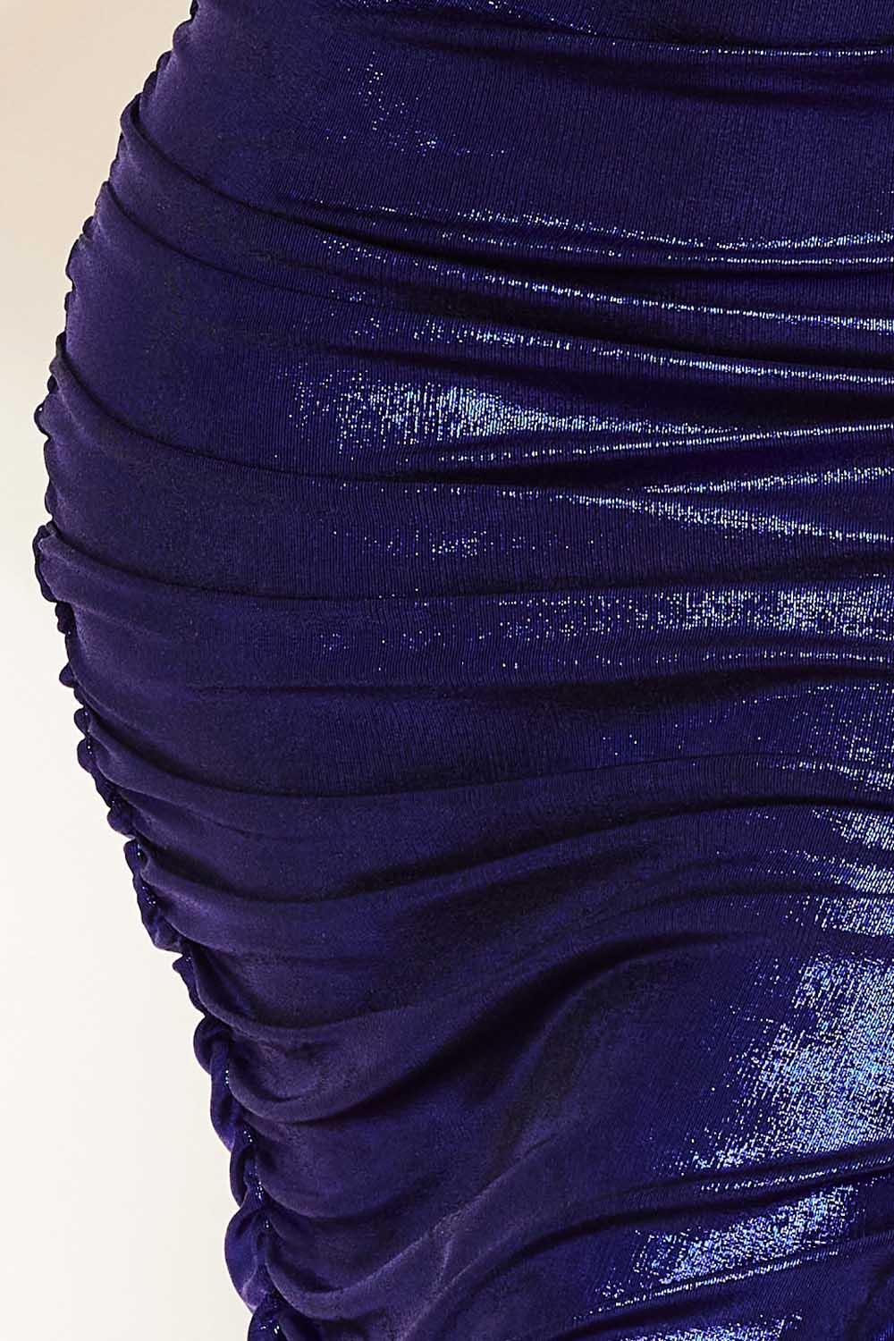 Symphony Dress - Metallic Corset Bralette Midi Dress