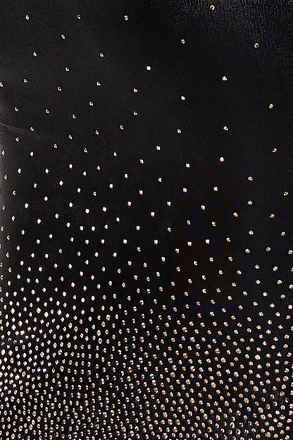 Symphony Dress - Gradient Rhinestone Midi Dress