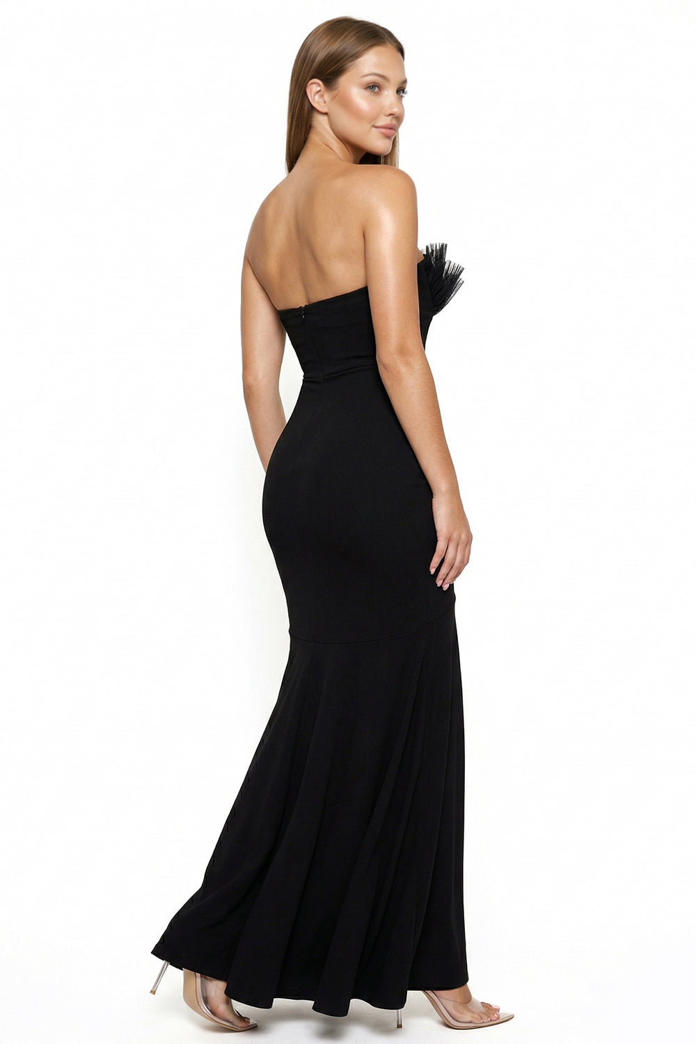 Symphony Dress - Ruffle Top Mermaid Maxi Dress