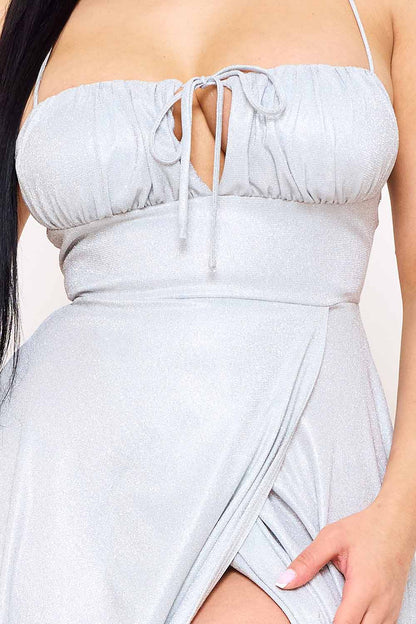 Symphony Dress - Spaghetti Strap Sherri Shine Maxi Dress