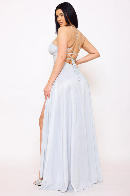 Symphony Dress - Spaghetti Strap Sherri Shine Maxi Dress