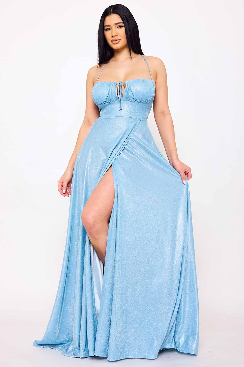 Symphony Dress - Spaghetti Strap Sherri Shine Maxi Dress