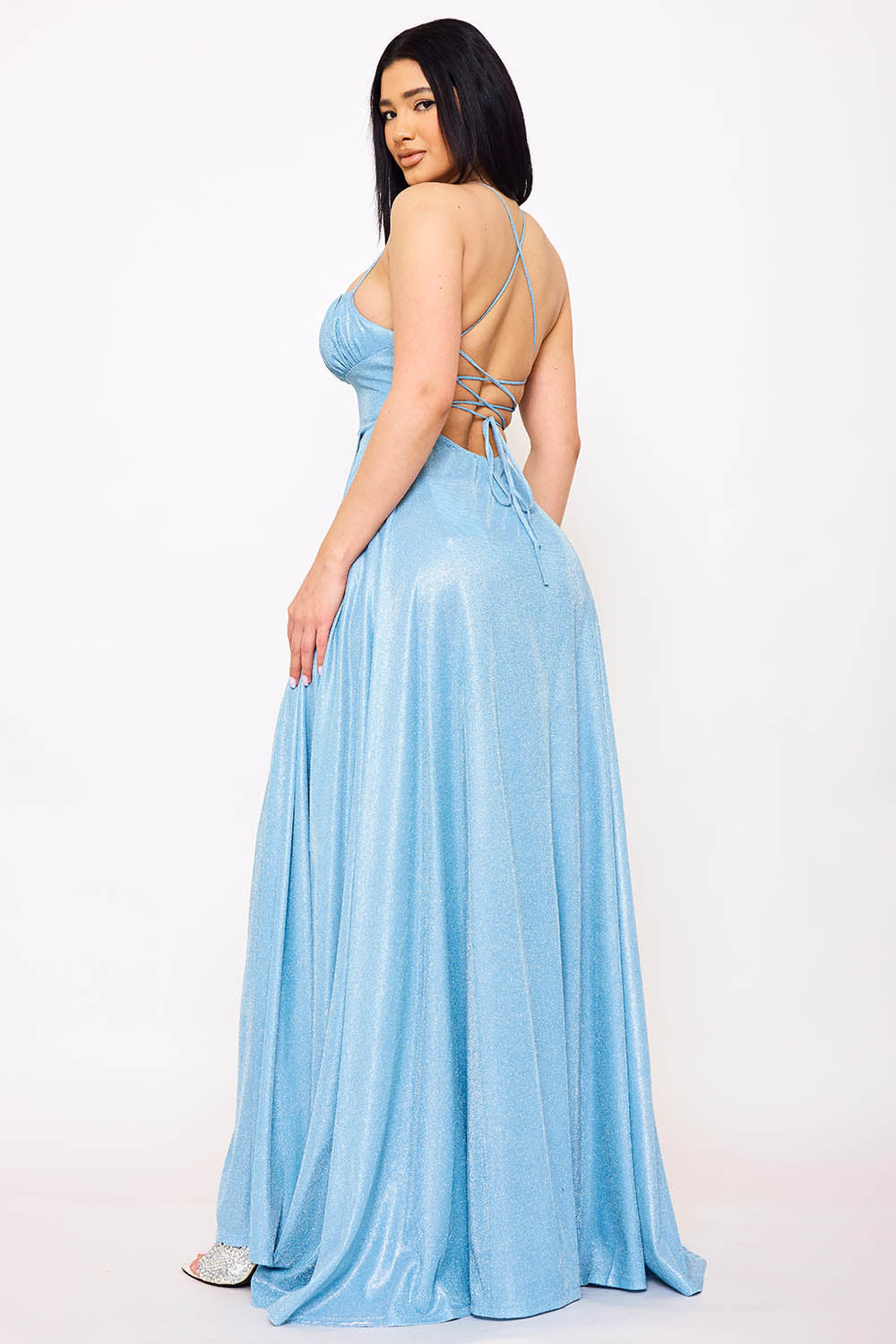 Symphony Dress - Spaghetti Strap Sherri Shine Maxi Dress