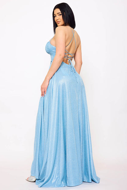 Symphony Dress - Spaghetti Strap Sherri Shine Maxi Dress