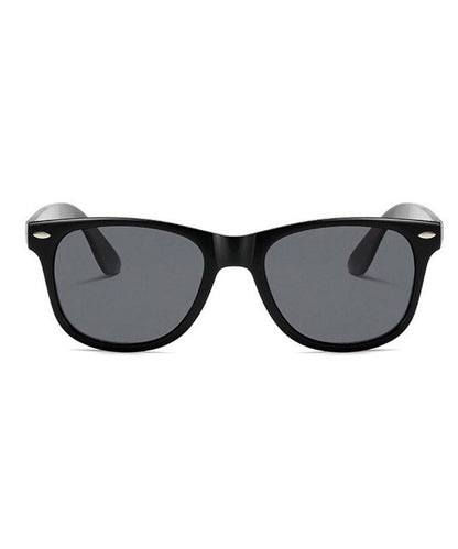 Simple Grey Resin UV Protection Sunglasses