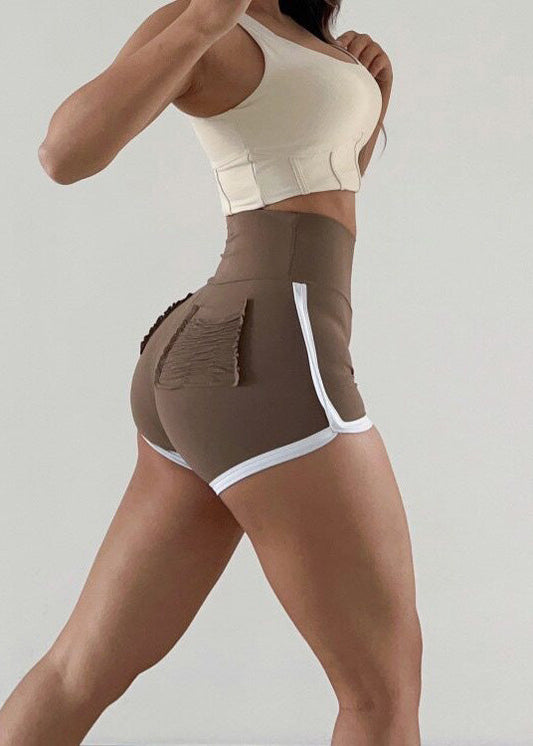 Styling Navy Butt Scrunch Yoga Hot Pants