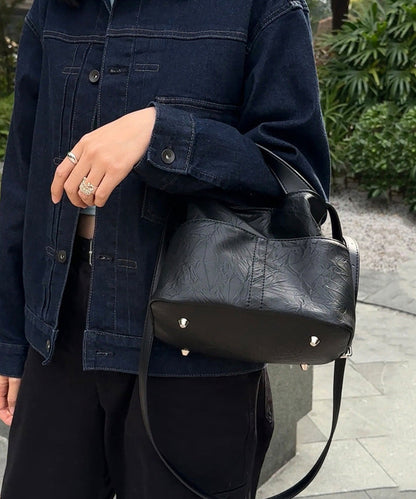 Stylish Brown Versatile Faux Leather Tote Bag