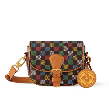 LOUIS VUITTON MONTSOURIS MESSENGER PM DAMIER EBENE 20CM N00147