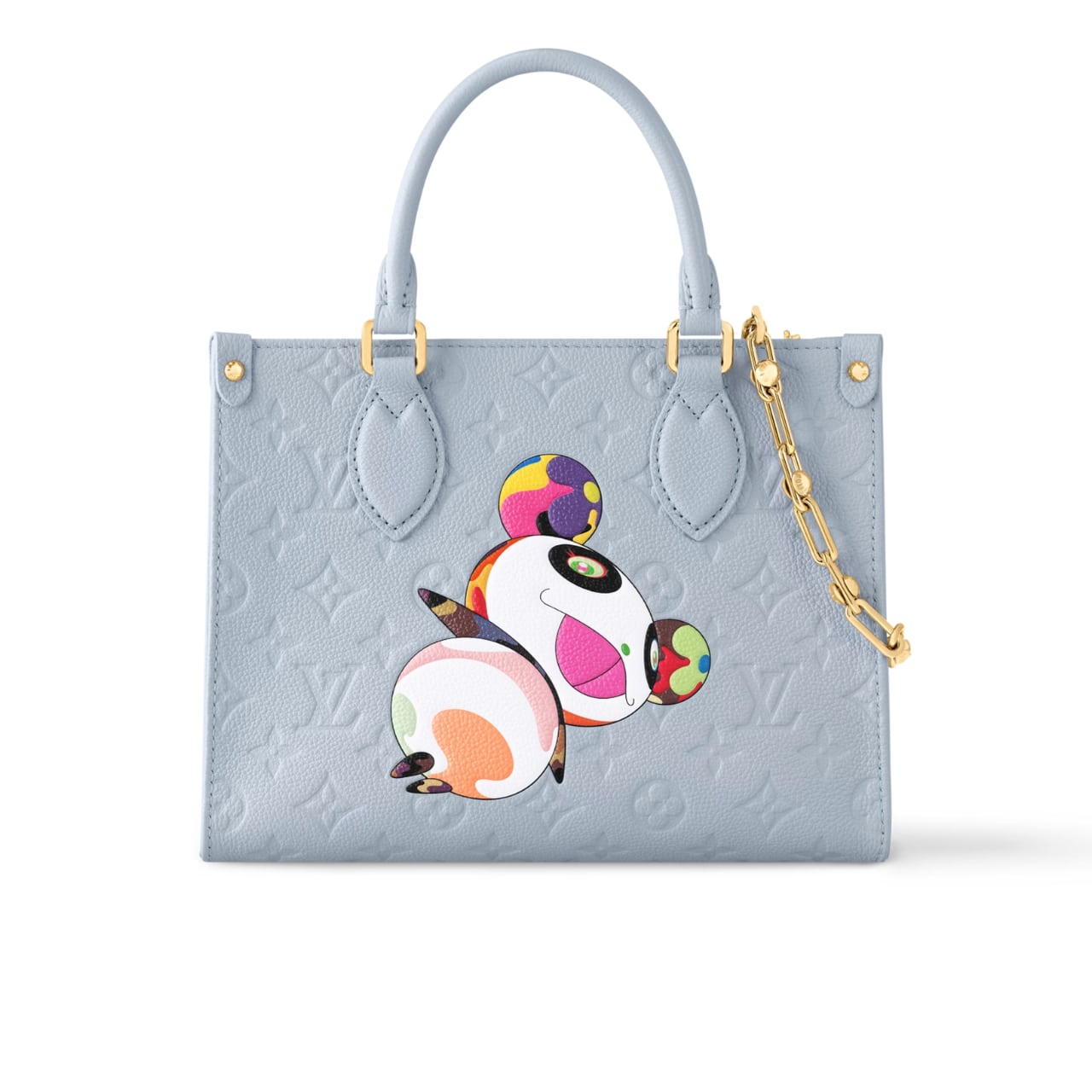 LOUIS VUITTON X TM ONTHEGO PM CHAIN WASHED BLUE 25CM M13836