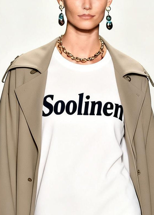Women White Oversized Cotton T-Shirts Summer