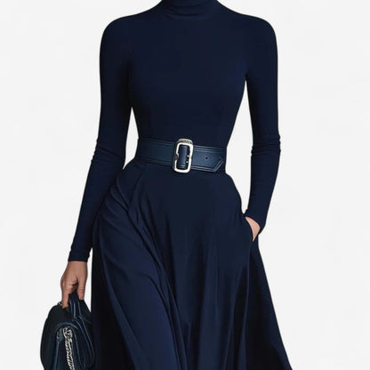 Veronica™ | High Neck Maxi Dress