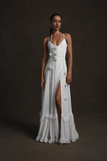 The Persephone Dress in White