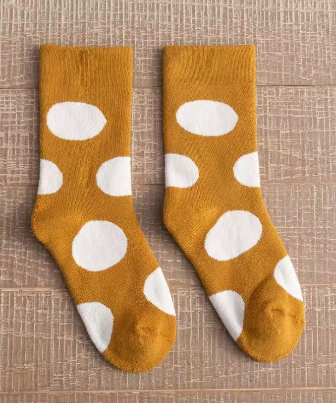 New Thick Warm Cartoon Dot Cotton Crew Socks