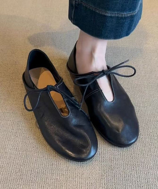 Comfortable Splicing Flat Shoes For Women Blue Faux Leather