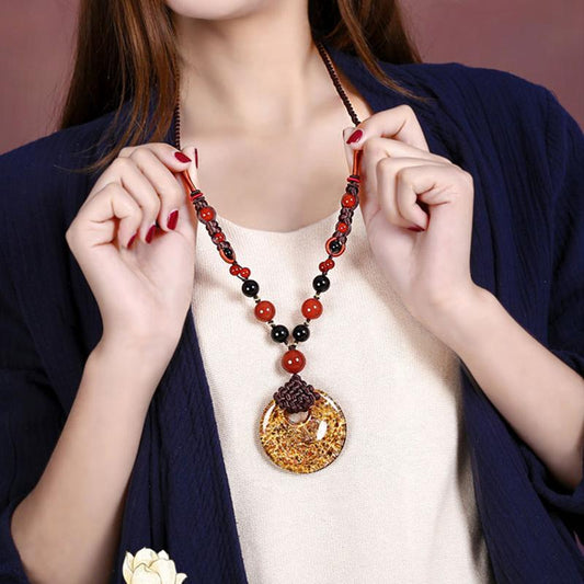 Chain Necklace Accessories Retro Necklace