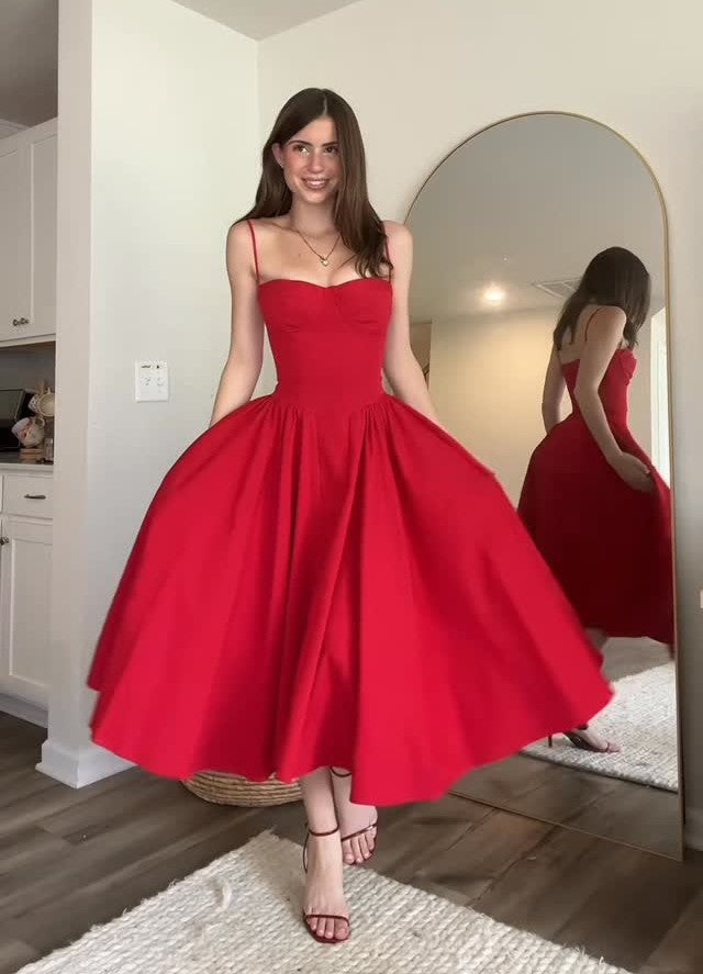 Sweetheart Neckline A-Line Party Dress