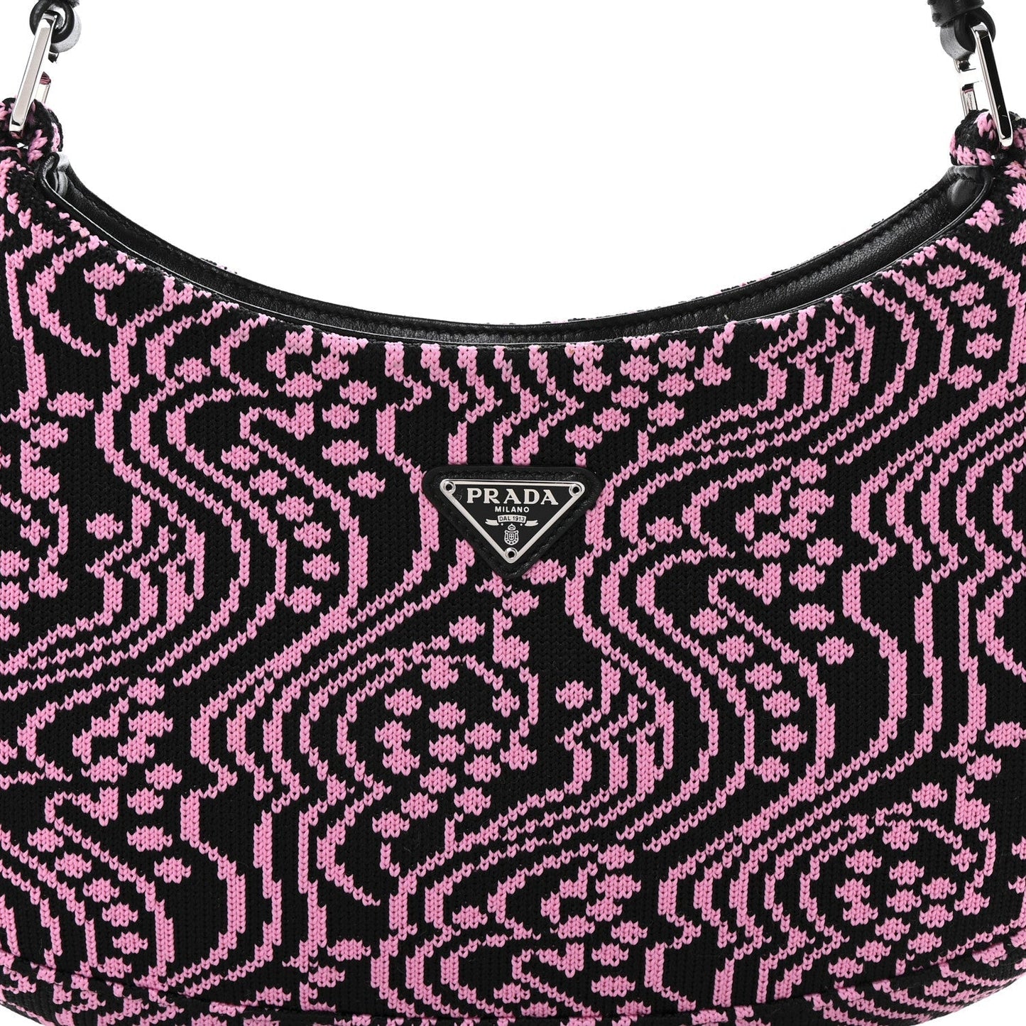 Maglia Jacquard Cleo Shoulder Bag Black Rosa