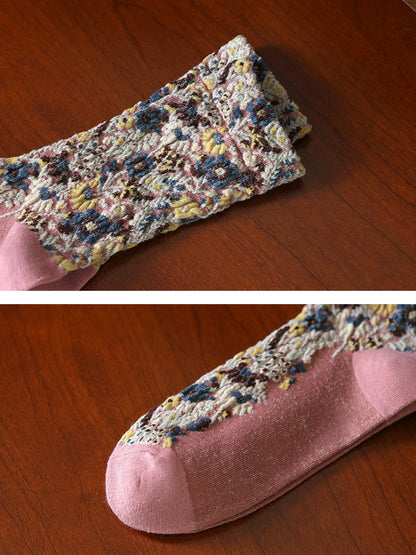 5 Pairs Vintage Winter Socks For Women