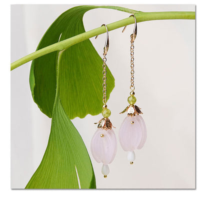 New Simple High-End Tassel Earrings