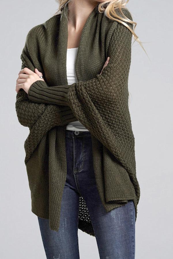 Colbie Dolman Cardigan - Red