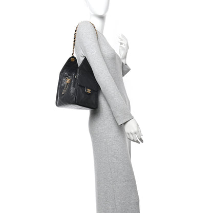 Caviar Quilted Small Chanel 25 Handbag Black