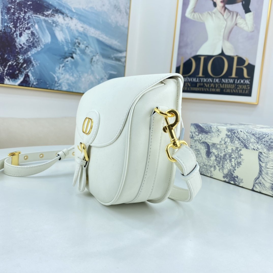 Dior Medium Dior Bobby Bag Black Box Calfskin Women