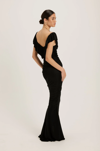 Sexy Raglan Sleeve Slim-Fit Fishtail Skirt