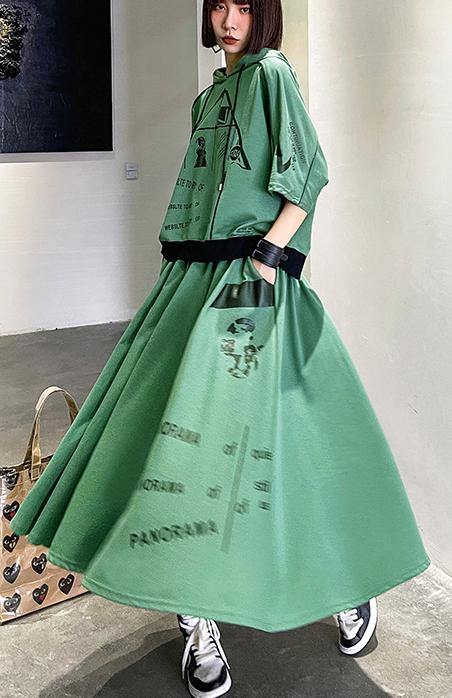 2024 New Color Geometry Spring Explosion Street Guard Two Piece Skirt