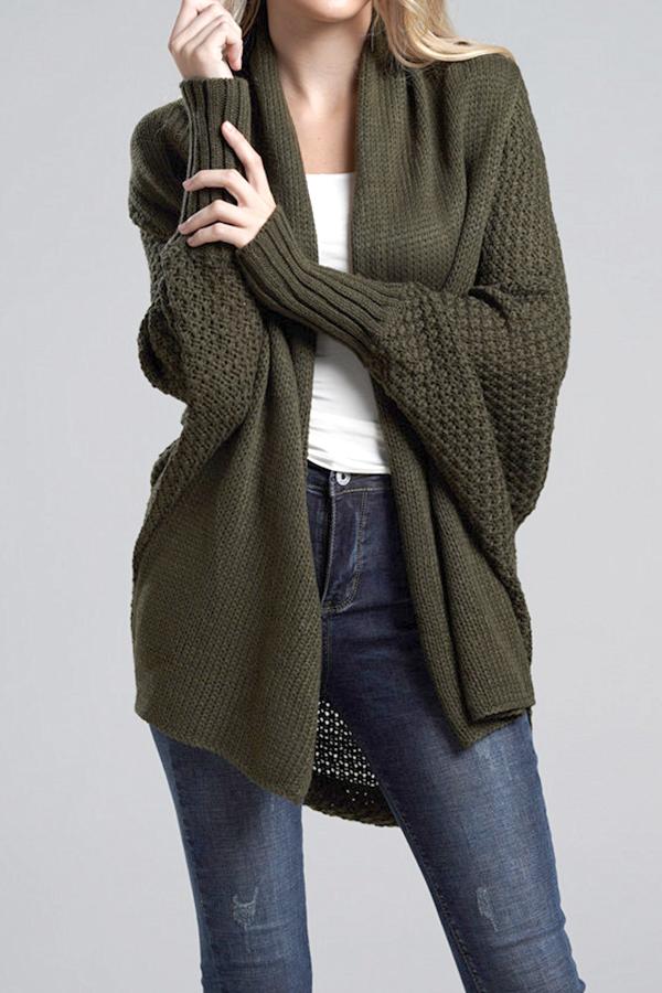 Colbie Dolman Cardigan - Red
