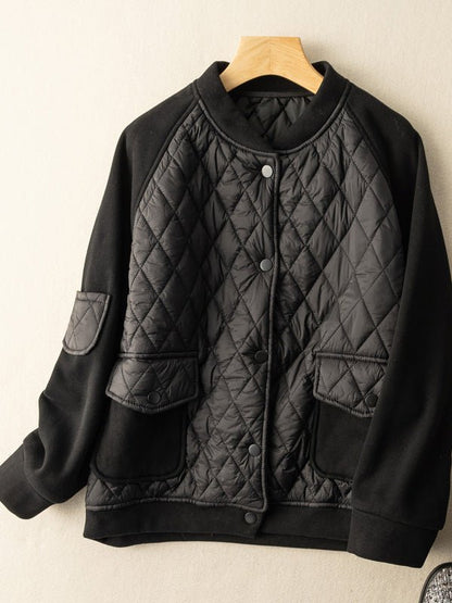 Classic Plaid Loose Casual Versatile Coat With Pockets