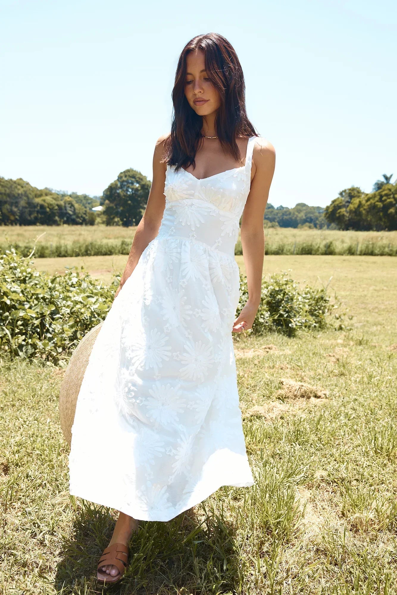 Grand Estate Porcelain Princess Maxi Dress