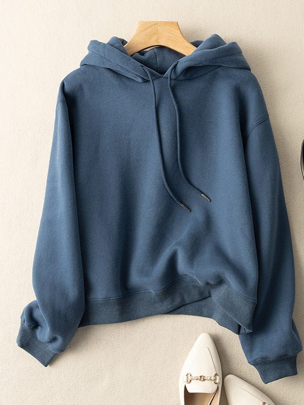 Casual Loose Pullover Hoodie For Women