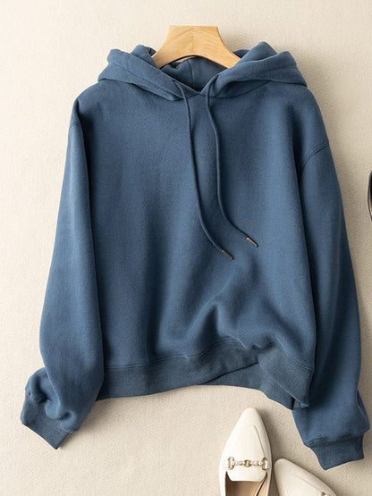 Casual Loose Pullover Hoodie For Women