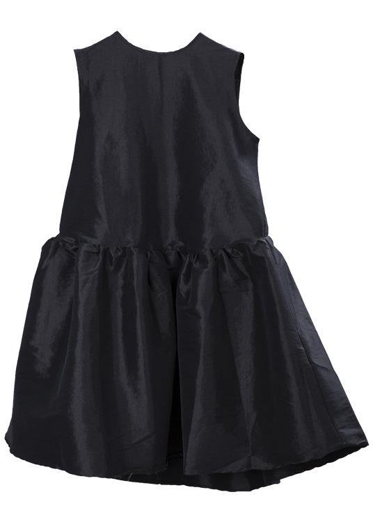 Boho Black O-Neck Half Sleeve Dress Summer