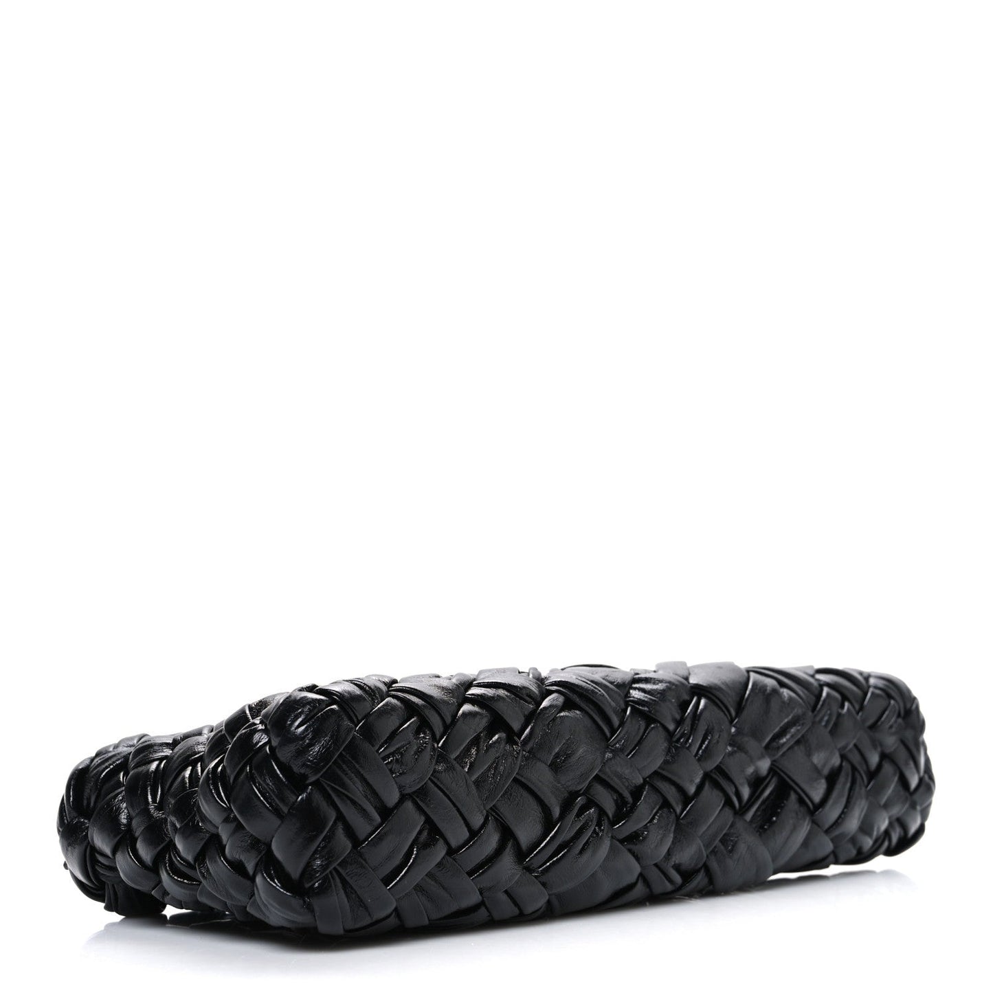 Calfskin Intrecciato Kalimero Cha-Cha Clutch Black