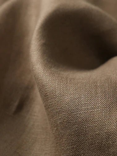 Loose Linen Loose Solid Bowknot Straight Pants