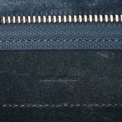 Grained Calfskin Nano Belt Bag Abyss Blue