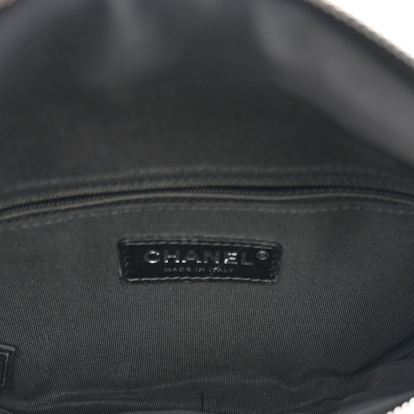 Calfskin Chain 20s Signe Waist Bag Black