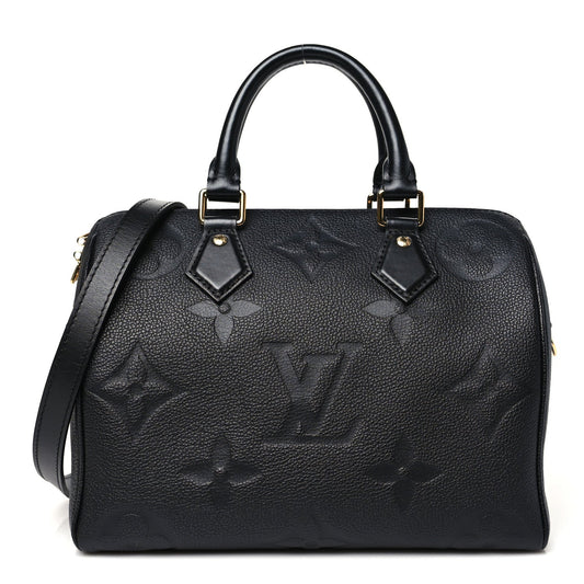 Empreinte Monogram Giant Speedy Bandouliere 25 Black