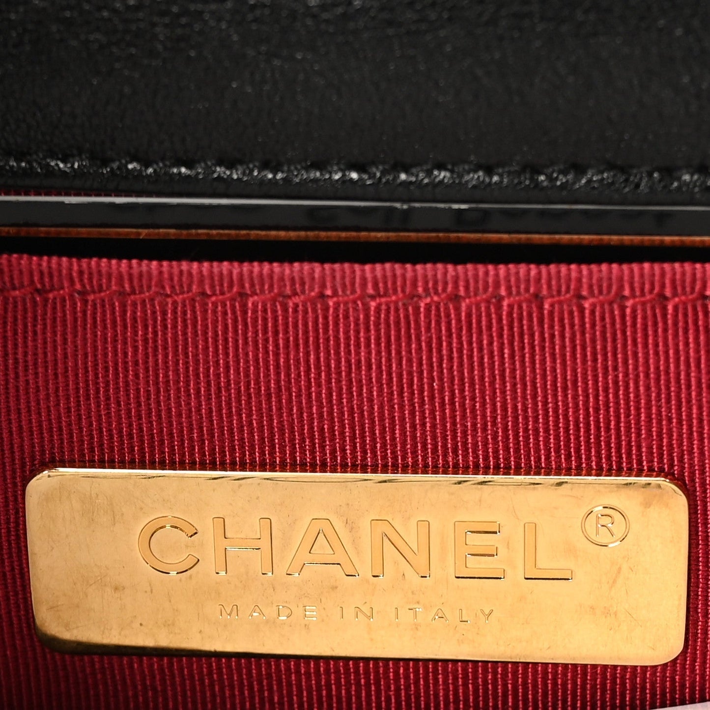 Goatskin Quilted Chanel 19 Waist Bag Black