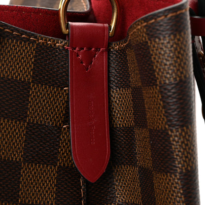 Damier Ebene Neonoe MM Cherry Berry