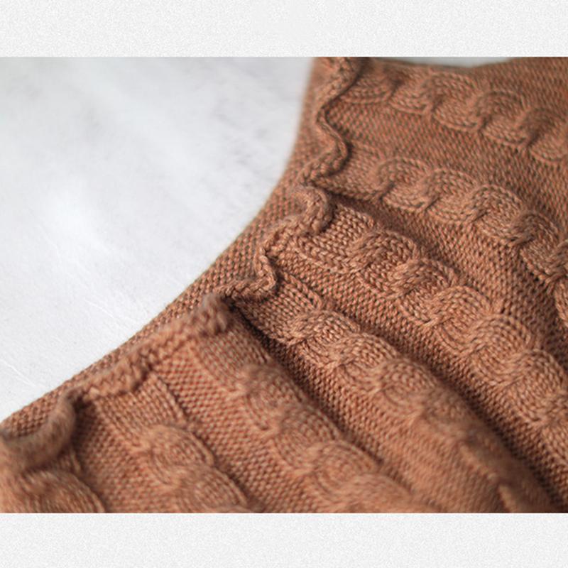 Retro Cotton Flower Printed Loose Sweater