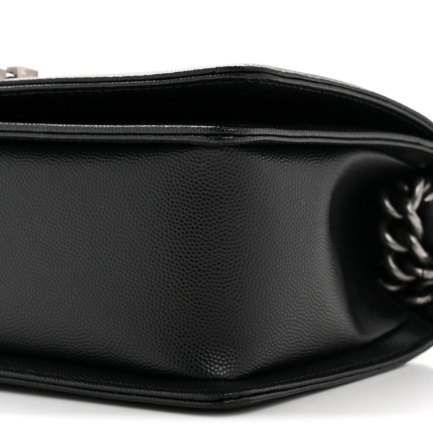 Caviar Quilted Medium Boy Flap Black
