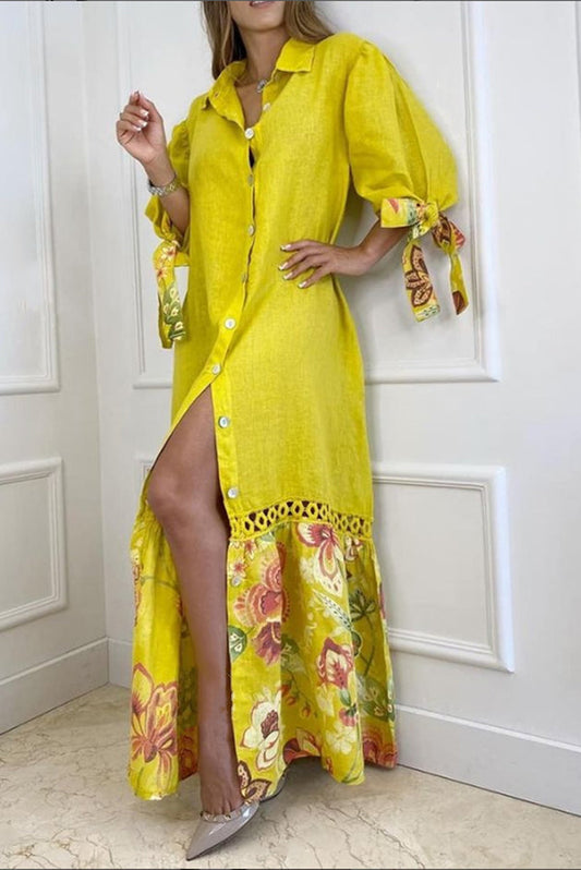 Floral Print Maxi Dress