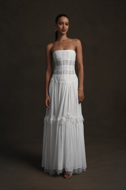 The Sloane Dress in White