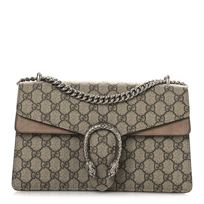 GG Supreme Monogram Small Dionysus Shoulder Bag Taupe