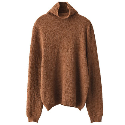 Vintage Jacquard Turtleneck Sweater