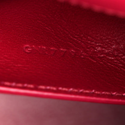 Box Calfskin Mini Voltaire Shoulder Bag Burgundy