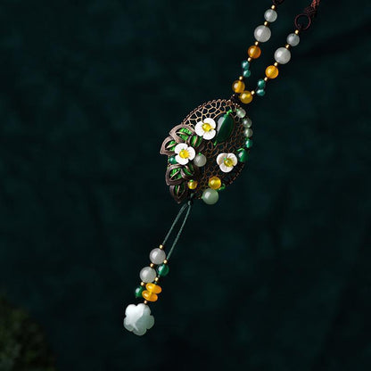 Ethnic Agate Pendant Adjustable Necklaces